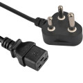 africa cable  6a power cord SABS Standard india  south africa power cord 10A 16A 250V cable Indian power cable